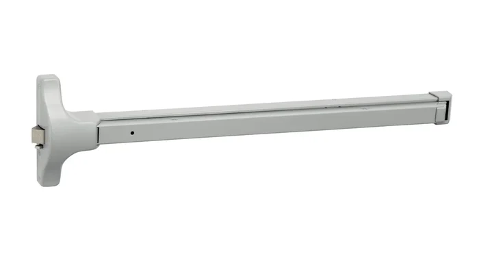 3′ Exit Only Rim Exit Device 689 Aluminum Finish – ASSA Abloy Accentra
