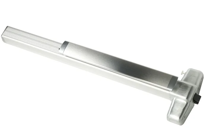 3′ Rim Grooved Case Exit Device 626 Satin Chrome Finish – Von Duprin