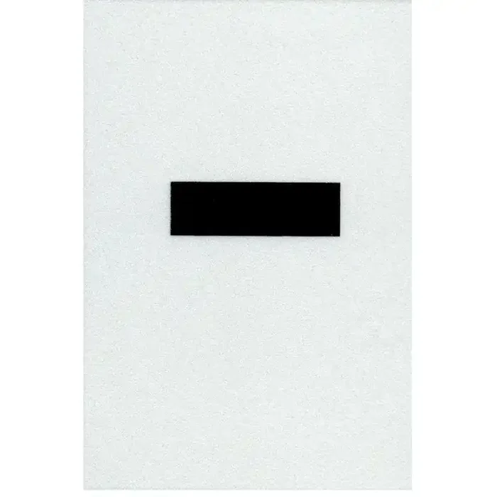 3″ – Hyphen Straight Wide Black Reflective