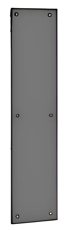 3″ x 12″ Push Plate Bright Brass Finish by Ives Commercial