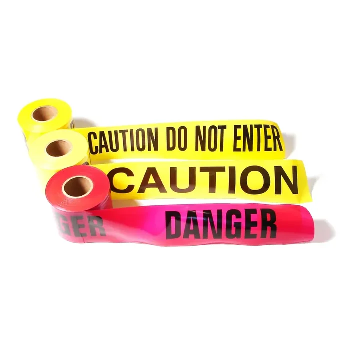 3″ x 300‘ Yellow Caution Poly Safety Tape