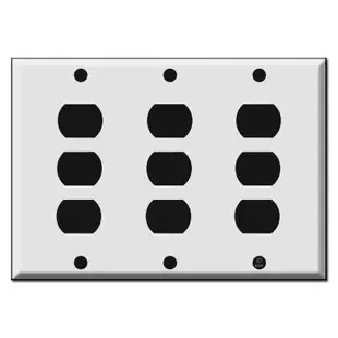 3-Gang 9 Switch Despard Wall Plates
