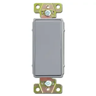 3-Way Decor Rocker 20A Switch P&S Legrand – Gray
