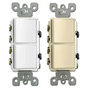3-Way Stacked Decora Rocker Switches 20A Leviton 5640