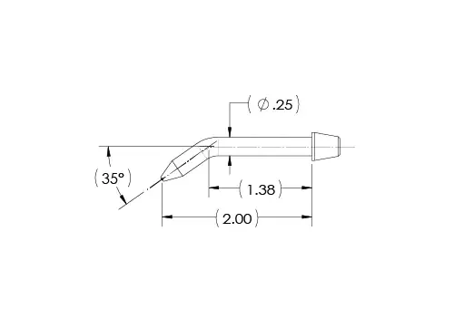 35° Angle Hand Piece Electrode