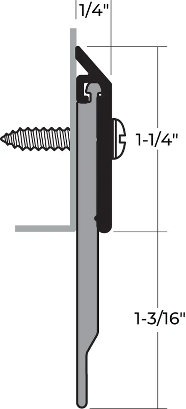 36″ Anodized Aluminum Neoprene Door Sweep by NGP