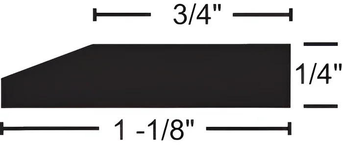 36″ Mill Aluminum Threshold Assembly Part – NGP Weatherstripping
