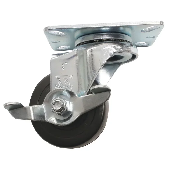 3in Hard Rubber Pl Swivel/Brake HD – JACOB HOLTZ