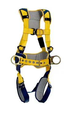 3M DBI-SALA Delta Comfort Construction Style Positioning/Climbing Harness 1100517 – Yellow – Small