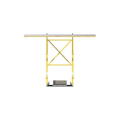 3M DBI-SALA Flexiguard Counterweight Rail Fixed Height Anchor System without Concrete – 2 User – 22 ft High – 32 ft Wide – 8517760