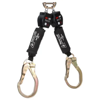 3M DBI-SALA Nano-Lok Hot Work Twin-Leg Personal Self-Retracting Lifeline – Kevlar Fiber Web – 6 ft – 3100568