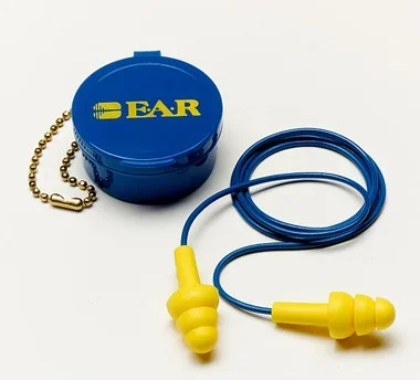 3M E-A-R UltraFit Corded Earplugs 340-4002, in Carrying Case 200 EA/Case