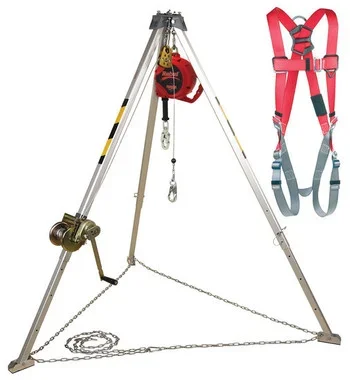3M Protecta Confined Space System w/ Aluminum Tripod Winch/SRL/Harness – AA805AG