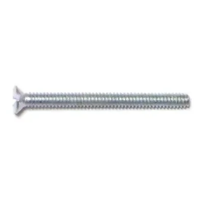 4-40 x 1-1/4″ Zinc Plated Steel Coarse Thread Slotted Flat Head Machine Screws