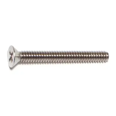 4-40 x 1″ 18-8 Stainless Steel Coarse Thread Phillips Flat Head Machine Screws