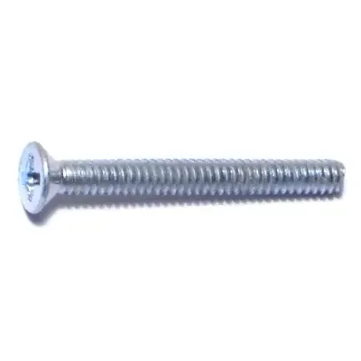 4-40 x 1″ Zinc Plated Steel Coarse Thread Phillips Flat Head Machine Screws