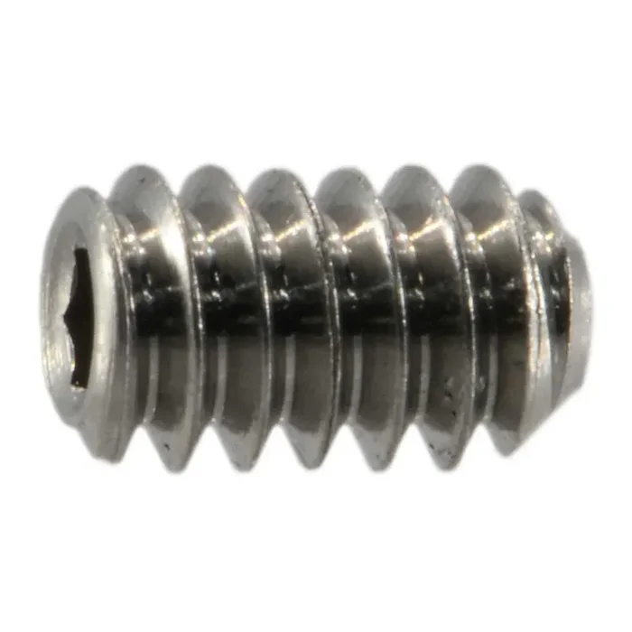 4-40 x 3/16″ 18-8 Stainless Steel Coarse Thread Hex Socket Headless Set Screws
