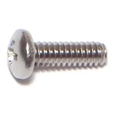4-40 x 3/8″ 18-8 Stainless Steel Coarse Thread Phillips Pan Head Machine Screws