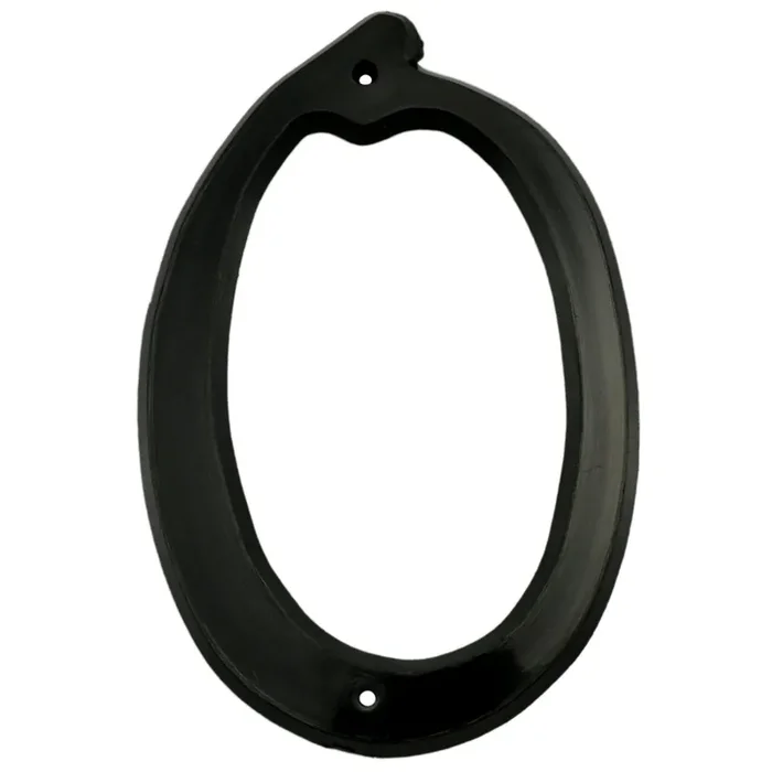4″ – “0” Black Plastic House Numbers