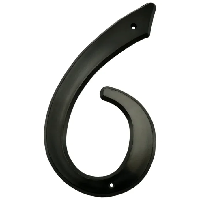 4″ – “6” Black Plastic House Numbers