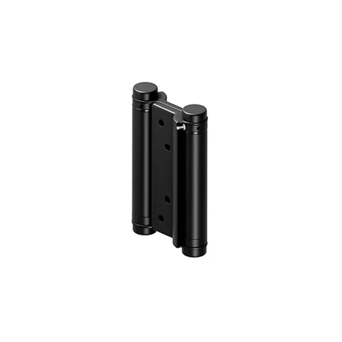 4″ Double Action Saloon Hinge Matte Black Finish – Deltana