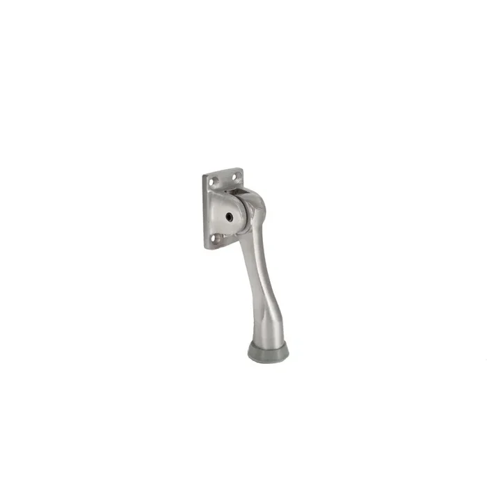 4″ Kick Down Door Holder – Satin Chrome Finish by Trimco