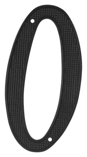 4″ Zinc Die-Cast Numbers – Black by Deltana