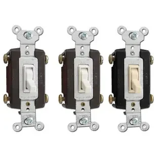 4-Way 15A Toggle Light Switches Pass & Seymour 664