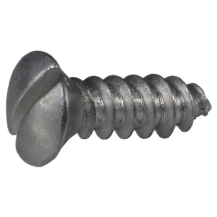 4 x 3/8″ Aluminum Slotted Oval Head Sheet Metal Screws