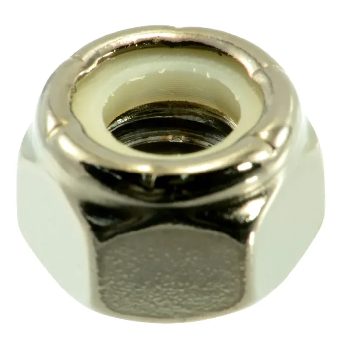 5/16″-18 Black Chrome Plated Steel Coarse Thread Nylon Insert Lock Nuts