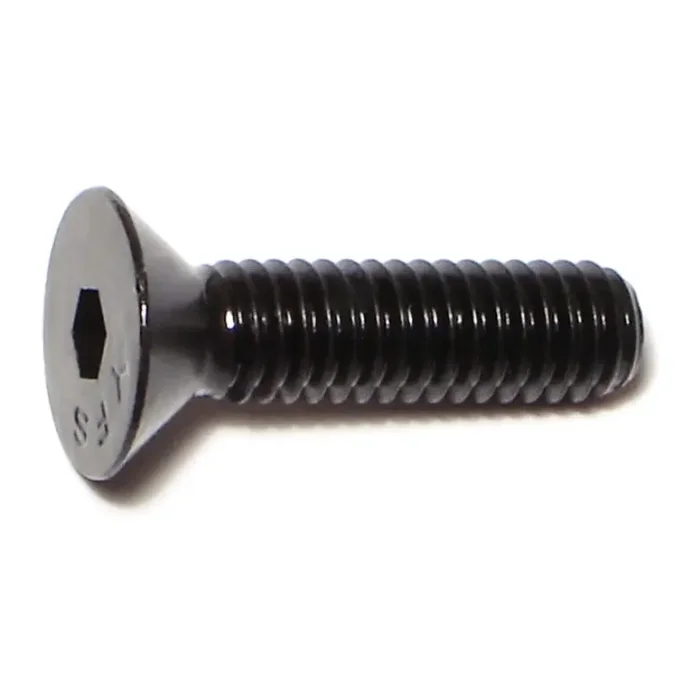 5/16″-18 x 1-1/4″ Plain Steel Coarse Thread Flat Head Socket Cap Screws