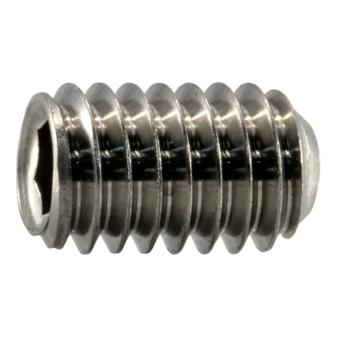 5/16″-18 x 1/2″ 18-8 Stainless Steel Coarse Thread Hex Socket Headless Set Screws