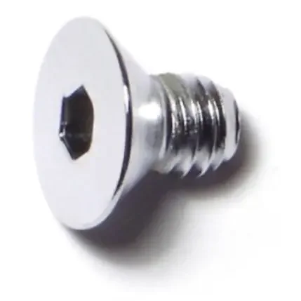 5/16″-18 x 1/2″ Chrome Plated Grade 8 Steel Coarse Thread Flat Head Socket Cap Screws