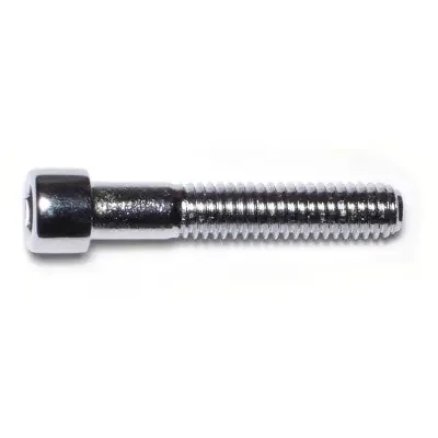 5/16″-18 x 1-3/4″ Chrome Plated Grade 8 Steel Coarse Thread Smooth Head Socket Cap Screws