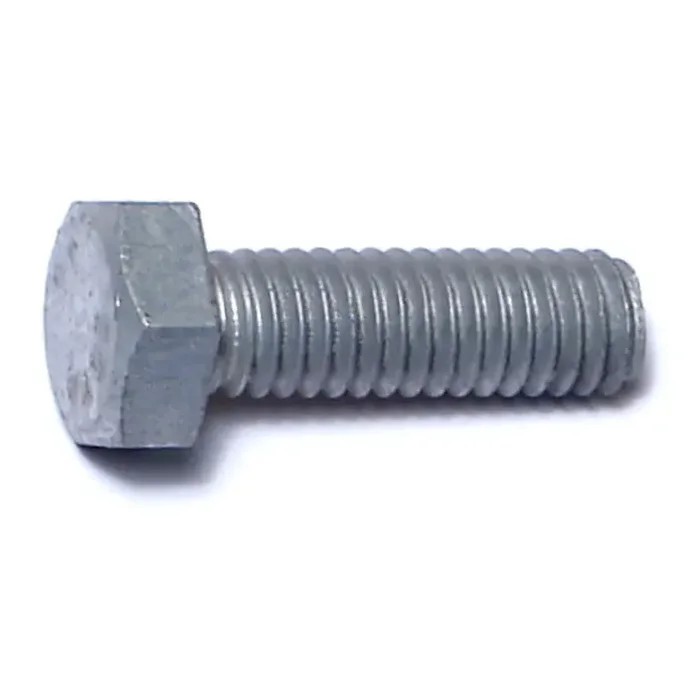 5/16″-18 x 1″ Hot Dip Galvanized Steel Coarse Thread Hex Cap Screws
