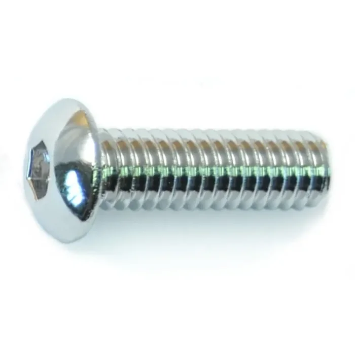 5/16″-18 x 1″ Polished 18-8 Stainless Steel Coarse Thread Button Head Socket Cap Screws