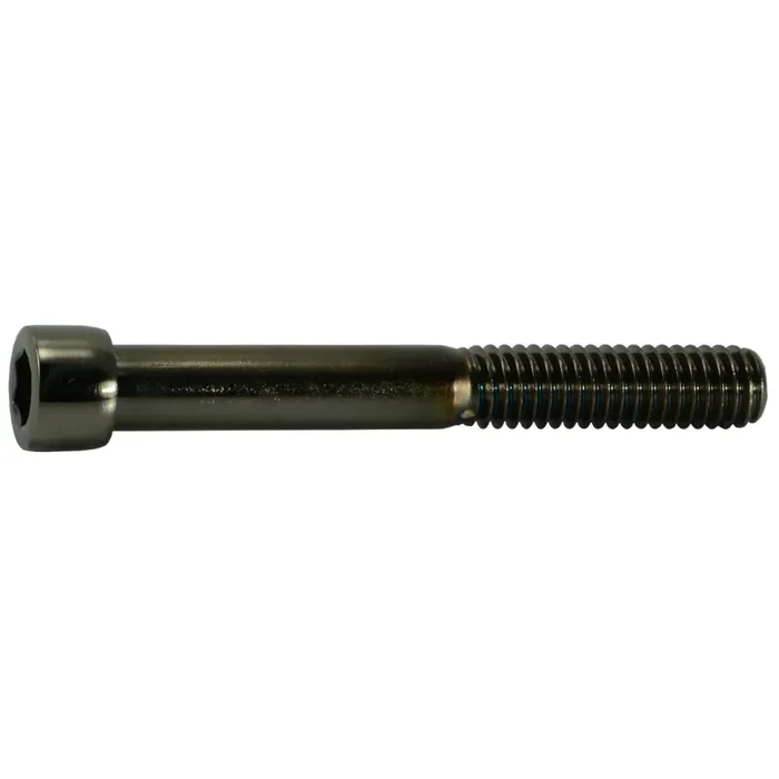 5/16″-18 x 2-1/2″ Black Chrome Plated Steel Coarse Thread Smooth Socket Cap Screws