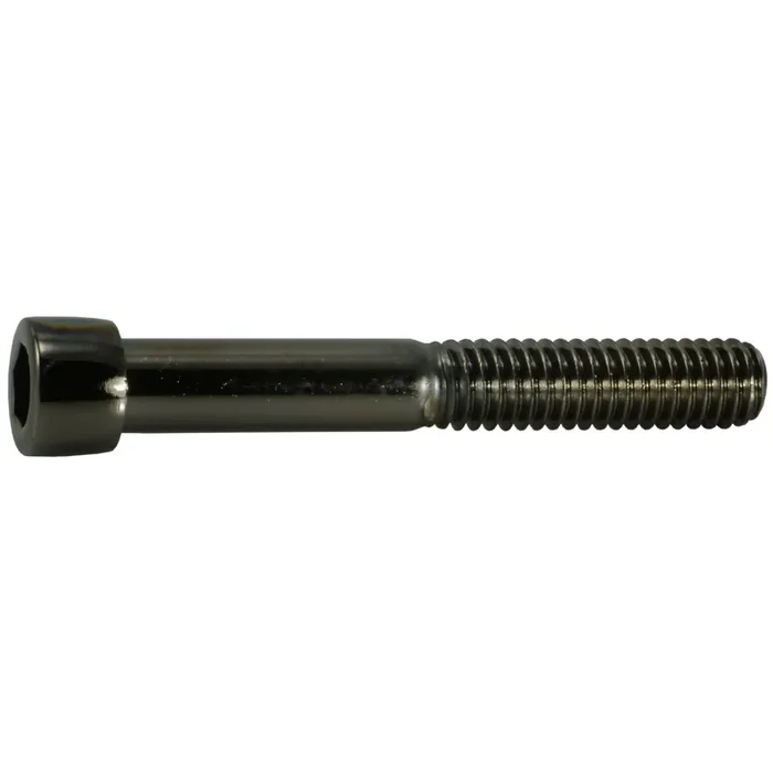 5/16″-18 x 2-1/4″ Black Chrome Plated Steel Coarse Thread Smooth Socket Cap Screws