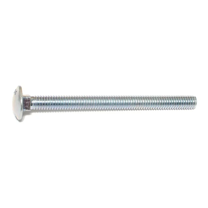 5/16″-18 x 4″ Zinc Plated Grade 2 / A307 Steel Coarse Thread Carriage Bolts