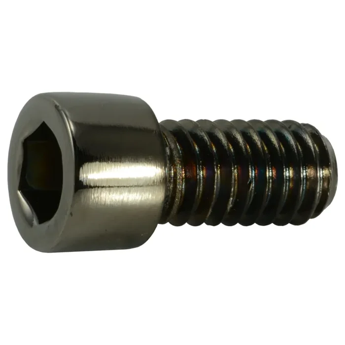 5/16″-18 x 5/8″ Black Chrome Plated Steel Coarse Thread Smooth Socket Cap Screws