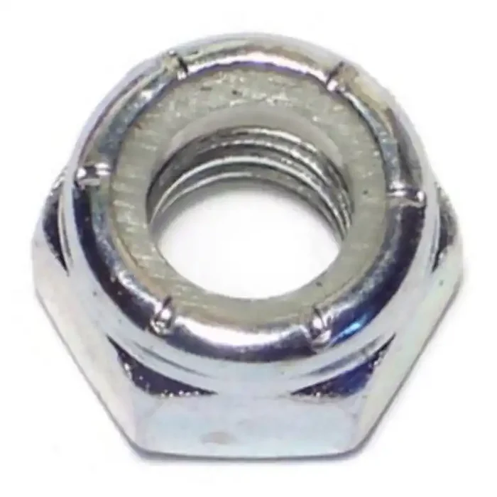 5/16″-18 Zinc Plated Grade 2 Steel Coarse Thread Nylon Insert Lock Nuts
