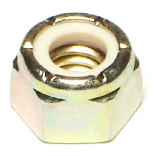 5/16″-18 Zinc Plated Grade 8 Steel Coarse Thread Nylon Insert Lock Nuts