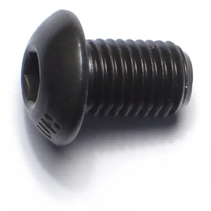 5/16″-24 x 1/2″ Plain Steel Fine Thread Button Head Socket Cap Screws