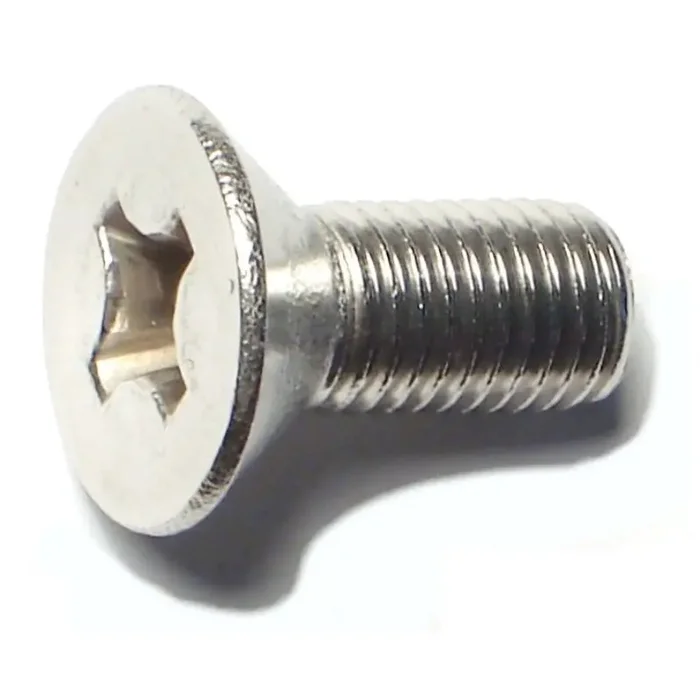 5/16″-24 x 3/4″ 18-8 Stainless Steel Fine Thread Phillips Flat Head Machine Screws