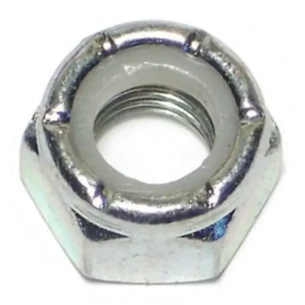 5/16″-24 Zinc Plated Grade 2 Steel Fine Thread Nylon Insert Lock Nuts