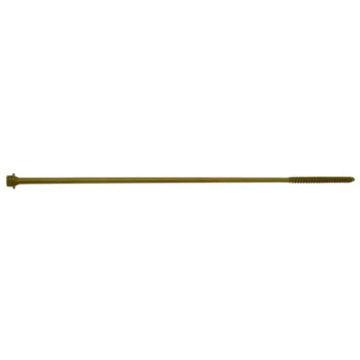 5/16 x 12″ Hex Head Tan Timber Saberdrive Screws Bulk Box (30 pcs.)