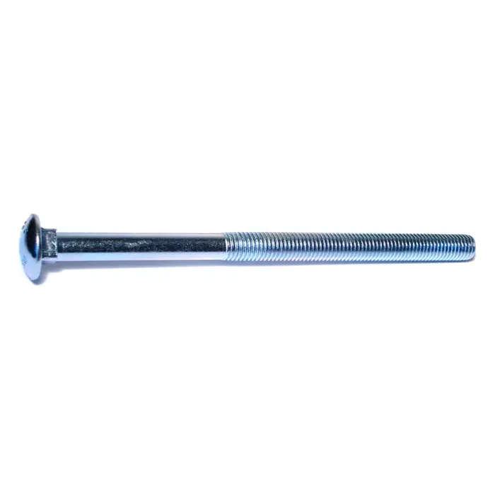5/8″-11 x 10″ Zinc Plated Grade 2 / A307 Steel Coarse Thread Carriage Bolts