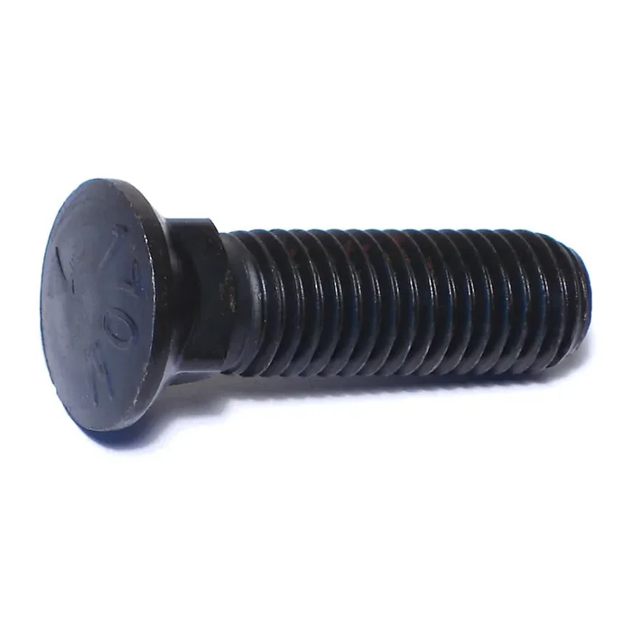 5/8″-11 x 2-1/4″ Plain Grade 8 Steel Coarse Thread Domed Head Plow Bolts