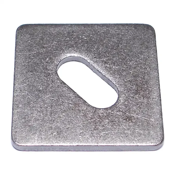 5/8″ x 1-15/32″ x 3″ x 3″ x 1/4″ Plain Grade 2 Steel Earthquake Code Square Washers