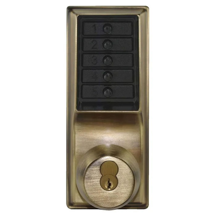 5 Button Combination Entry Knob Lock – DormaKaba Corbin 6 Pin LFIC Key Override